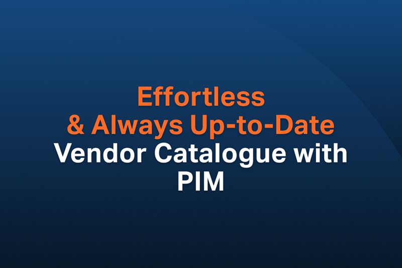 Create Vendor Catalogues Effortlessly: Use a PIM system